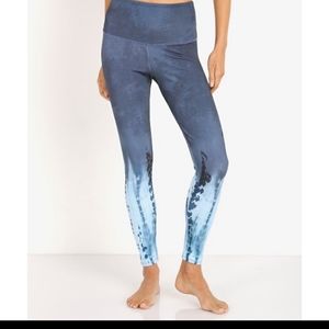 Onzie Flow Ombre Pebble Tie Dye High Rise Leggings Size XL